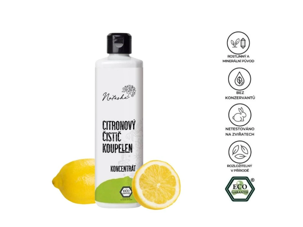 NATASHA Citrónový čistič kúpeľní koncentrát